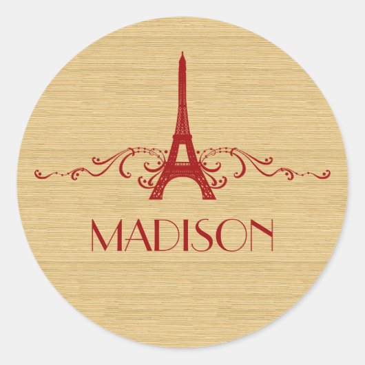 Stickers Français Rouge (Devant)