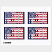 Stickers Freedom Flag (feuille de 4) (Feuille)