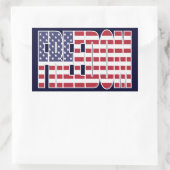 Stickers Freedom Flag (feuille de 4) (Sac)