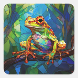 Stickers Frog Art
