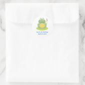 Stickers FROG FROGGY Baby shower ou Anniversaire F (Sac)