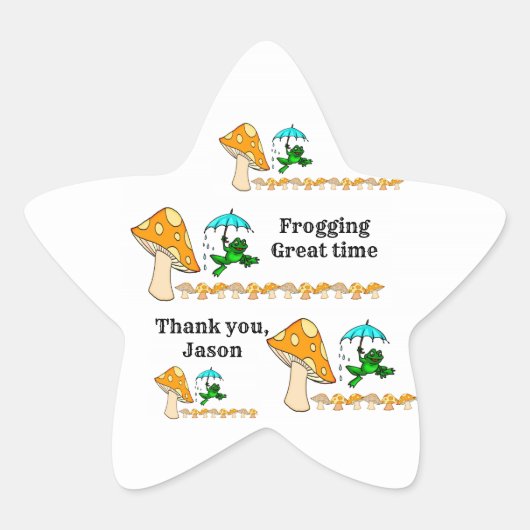 Stickers Frogging Beau temps Anniversaire Champign (Devant)