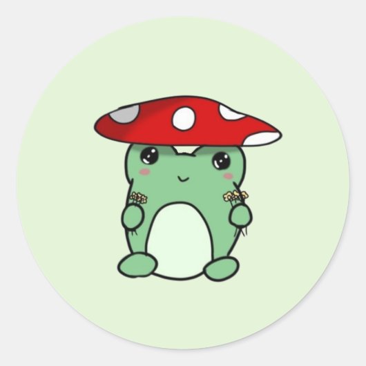 Stickers Froggy Champignons (Devant)