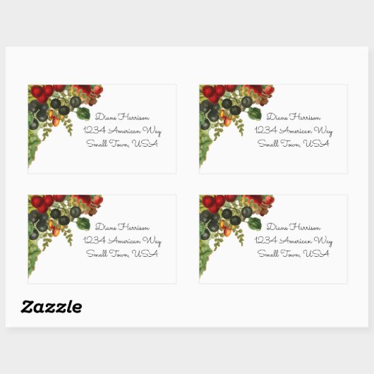 Stickers Fruit Automne (Feuille)