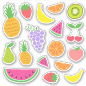 Stickers Fruit mignon - Frutti TWOtti Anniversaire (Devant)