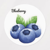 Stickers Fruit mignonne Dessins amusants Étiquette (Design 2)