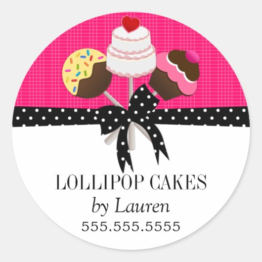 Stickers Fuchsia Pops (Devant)