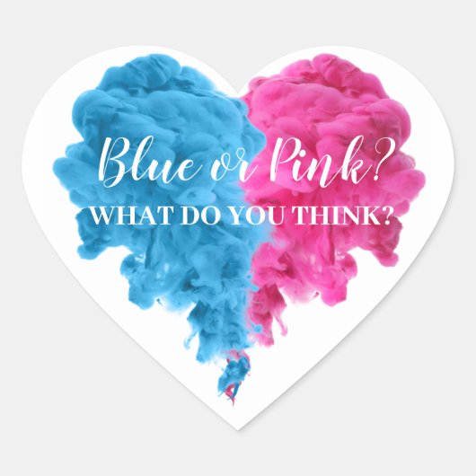 Stickers Fumée à thème Genre Révéler la fête (Devant)