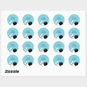 Stickers Fun Bowling Favor (Turquoise) (Feuille)