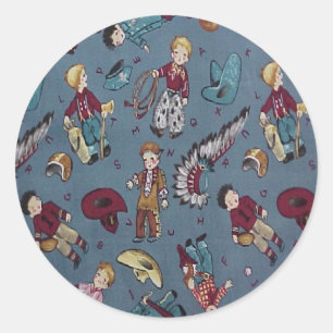 Stickers fun Little Cowboys