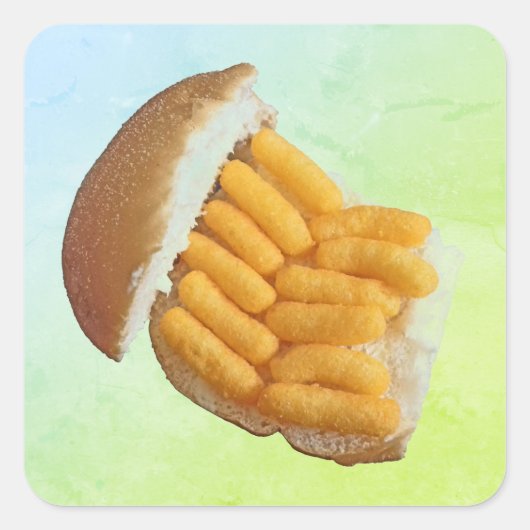Stickers Fun Puff Cheesy. (Devant)