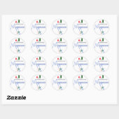 Stickers FX Round Charts Martial (Feuille)