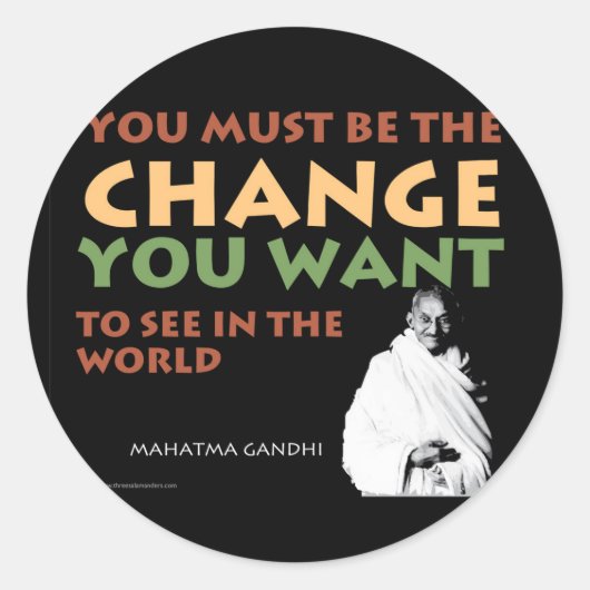 Stickers Gandhi (Devant)