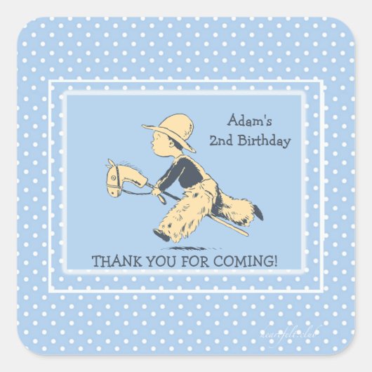 Stickers Garçon En Jeu (Devant)