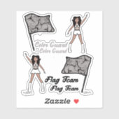 Stickers garde-couleur (Diamant 3) (Feuille)