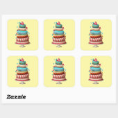 stickers gâteau mignon (Feuille)