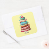 stickers gâteau mignon (Enveloppe)