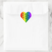 Stickers gay pride Custom Rainbow Love Sticker (Sac)