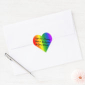 Stickers gay pride Custom Rainbow Love Sticker (Enveloppe)