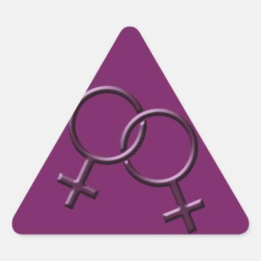 Stickers gay pride Sexe Lesbienne Love Sticker (Devant)