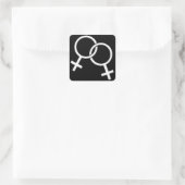 Stickers gay pride Sexe Lesbienne Love Sticker (Sac)