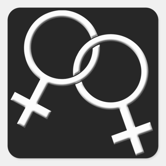 Stickers gay pride Sexe Lesbienne Love Sticker (Devant)