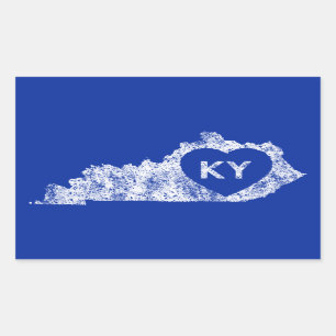 Stickers gebruikten ik van de staat Kentucky