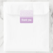 Stickers geek Chic Binary Code Merci, Violet (Sac)