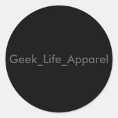 Stickers geek_Vie_Vêtements (Devant)