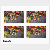 Stickers - gegraveerde Bedankt (Vel)