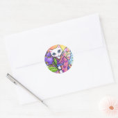 Stickers Geisha Cat Asian Fantasy van Ann Howard (Envelop)