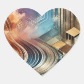 Stickers géométriques Abstraits (Devant)