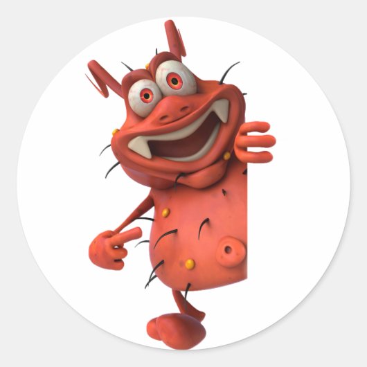 Stickers Germ Cartoon (Devant)