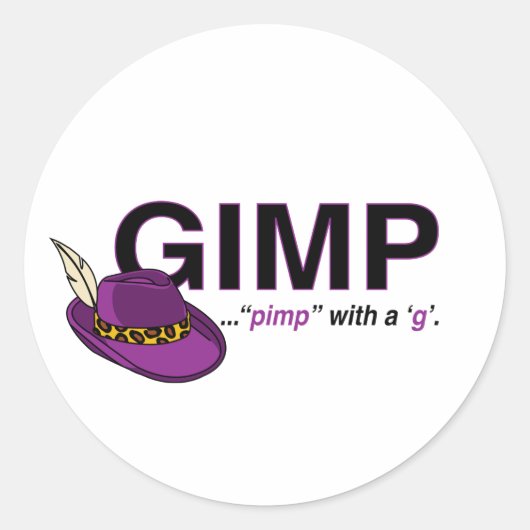 Stickers Gimp Pimp (Devant)