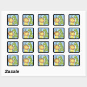 Stickers Giraffe et Lion (Feuille)