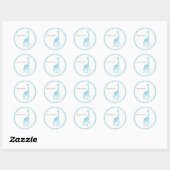 Stickers Giraffe Maman et Bébé (Feuille)