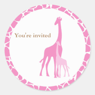 Stickers Giraffe Maman et Bébé