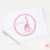 Stickers Giraffe Maman et Bébé (Enveloppe)