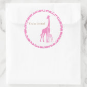 Stickers Giraffe Maman et Bébé (Sac)