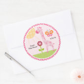 Stickers Giraffe Safari Sunny / Topkapi Cupcake (Enveloppe)