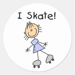 Stickers Girl I Skate Sticker