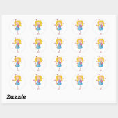 Stickers Girl In Love (Feuille)
