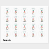 Stickers Girls Gymnastique (Feuille)