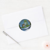 Stickers Globe Papillon (Enveloppe)