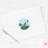 Stickers Gloxinia Fleur de Violette Africaine (Enveloppe)