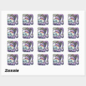 Stickers Gnome de Noël (Feuille)