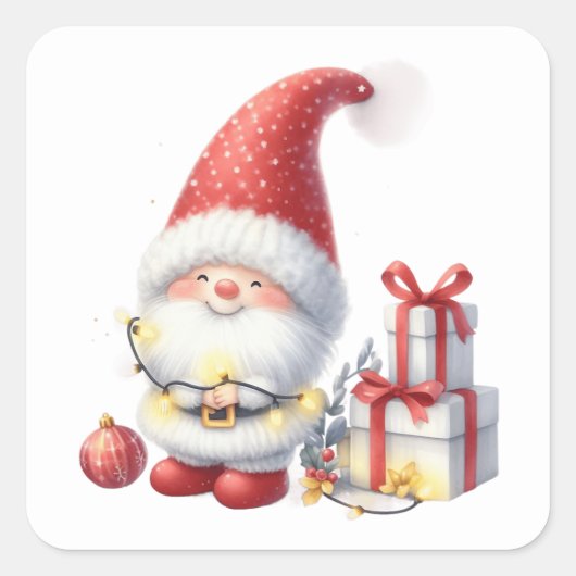 Stickers Gnome de Noël (Devant)