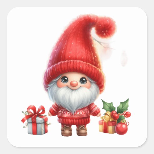 Stickers Gnome de Noël (Devant)