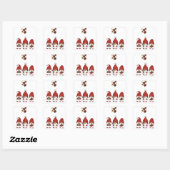 Stickers "Gnome for the Holidays" (Feuille)