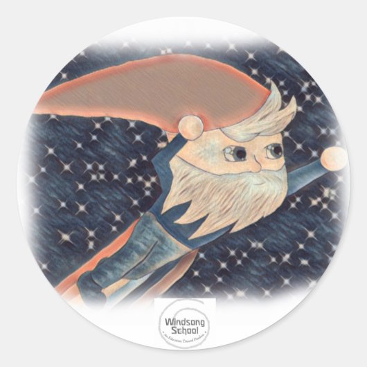 Stickers Gnome Volant (Devant)